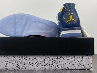 Reps TBK Michigan 3938 Retro 4 Soft Jordan AJ4- 1014
